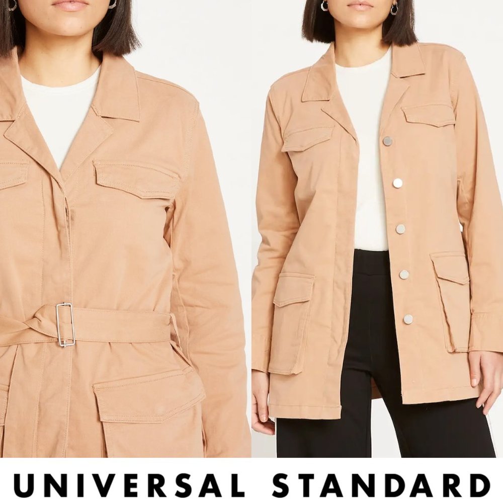 Classic Utility Jacket in Camel (L)
